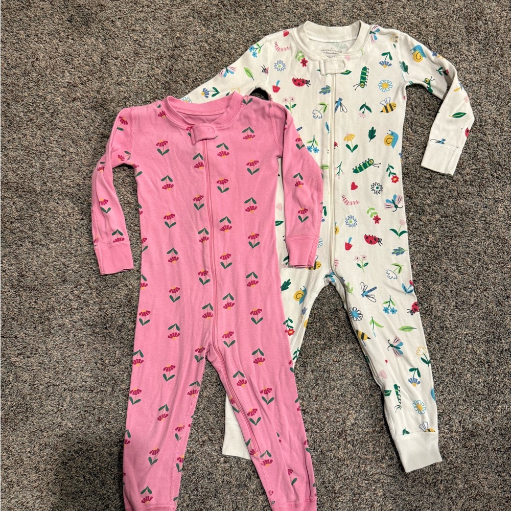 Hanna Andersson Floral and Botanical Kids One Pieces